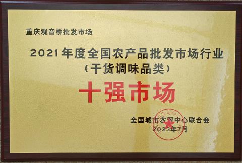 十強(qiáng)市場（2021）